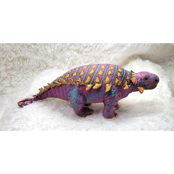 Applause Ankylosaurus Purple 20" Determined Productions Vintage 1992 Dinosaur - Picture 1 of 9